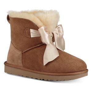 NWT UGG Gita Bow Mini in Chestnut
